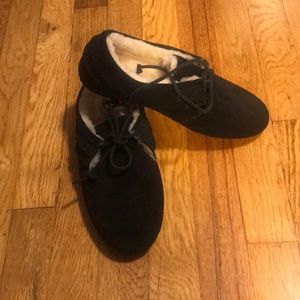 WOMENS BLACK UGG ANSLEY STYLE